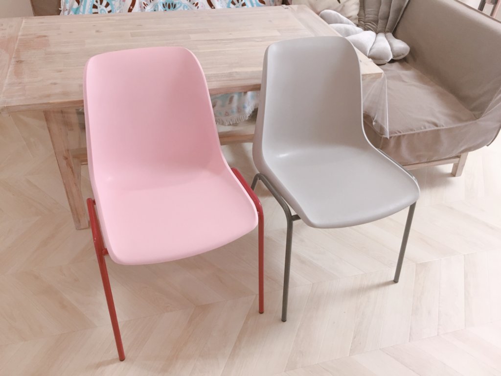 Francfranc 椅子 ピンク チェア 家具 ヘレナチェア - チェア